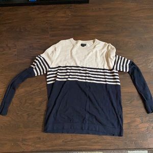 Men’s J Crew striped sweater